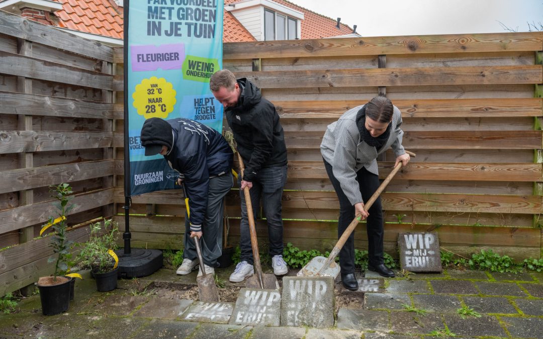 Wethouder Mirjam Wijnja trapt NK Tegelwippen af in Hoogkerk