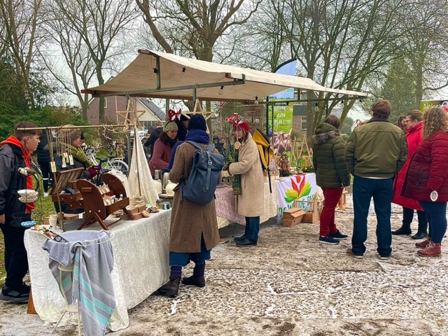 Kerstmarkt bij De Weide Blik op 16 december