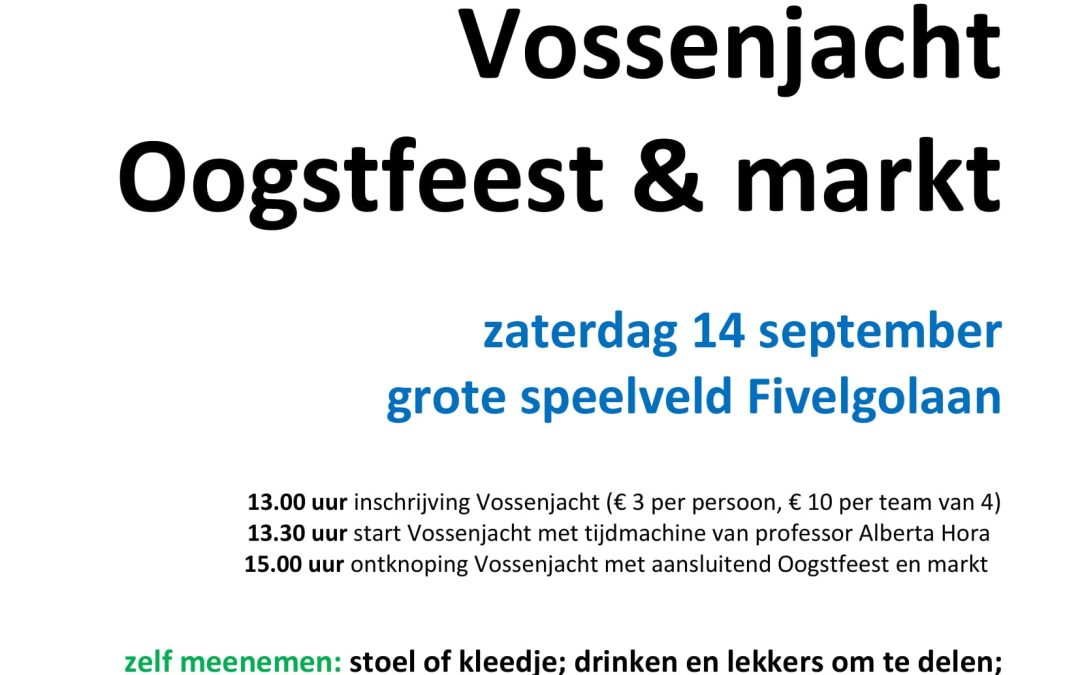 25 jaar Buitenhof met Vossenjacht, Oogstfeest en markt